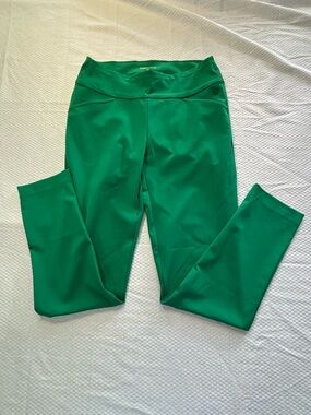 LILLY PULITZER LUXLETIC Kelly Green Exercise Leggings Size 4